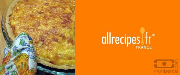 mon bento allrecipes recette tarte saumon poireaux