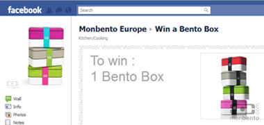 mon bento facebook contest